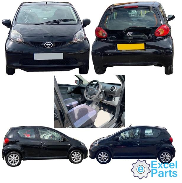 Toyota Aygo MK1 KGB10R FB10 BLACK VVT-I 57 REG 68.4bph Alternator Assembly 1.0 998 cc Petrol 1KR-FE / 1KRFE 5 Speed Manual 5 Door Hatchback