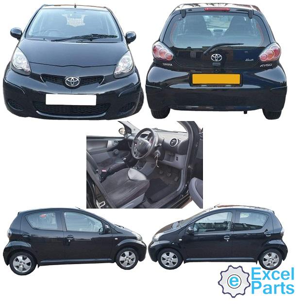 Toyota Aygo MK1 KGB10R FQ10 BLACK VVT-I FL 60 REG 67bph Alternator Assembly 1.0 998 cc Petrol 1KR-FE / 1KRFE 5 Speed Manual 5 Door Hatchback