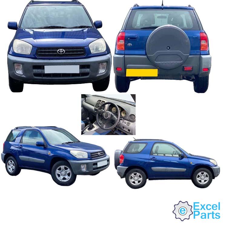 Toyota RAV4 MK2 ZCA25R FC14 NV VVT-I Y REG 123bph Crankshaft Pulley 1.8 i 1794 cc Petrol 1ZZ-FE 1ZZFE 5 Speed Manual 3 Door Fd Estate